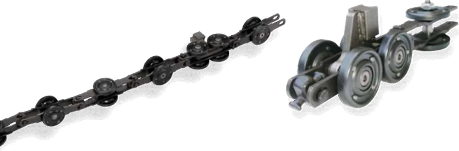 7000 floor type enclosed track conveyor chain