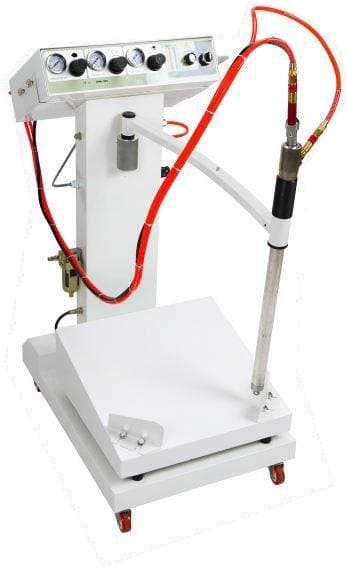 KBE-851 Vibration powder coating machine on stand