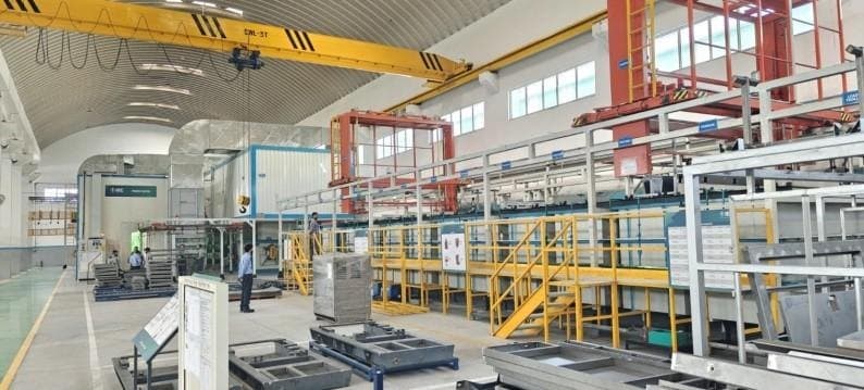 Pre-treatment plant installation
